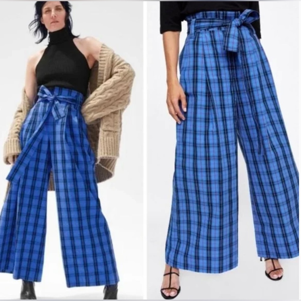 Zara Plaid Pants